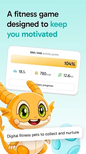 Motion - Steps & Fitness Game screenshot 1