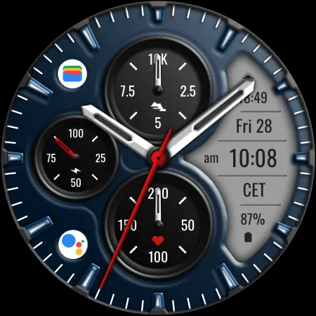 DADAM100: Hybrid Watch Face screenshot 18