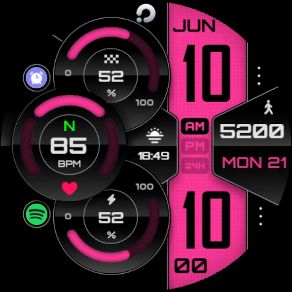 PRADO X75 Digital Watch Face screenshot 12