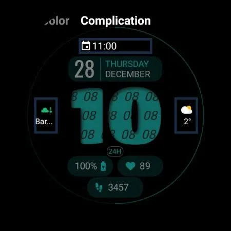 Dens BigHours Watch Face screenshot 18