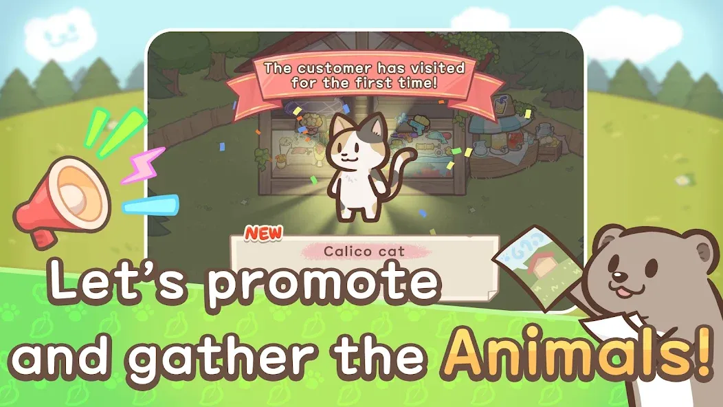 Welcome! Otter Town: cute game screenshot 16