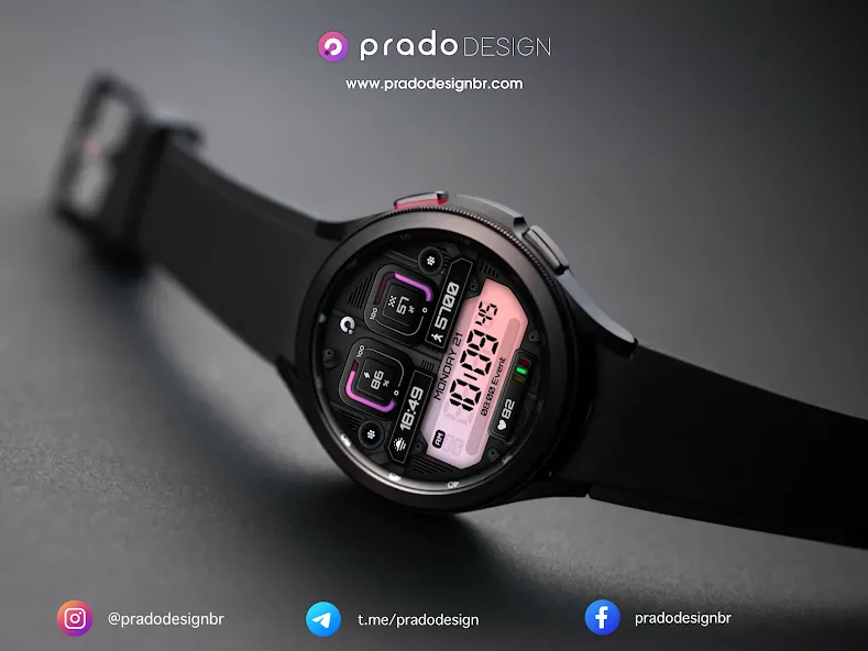 PRADO X96 Digital Watch Face screenshot 8