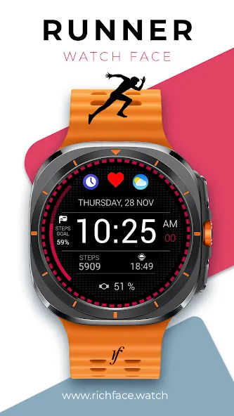 Runner Watch Face screenshot 1