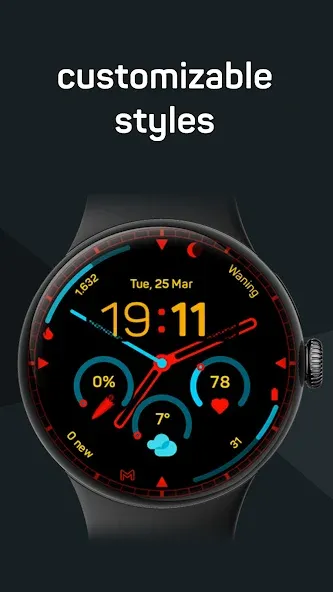 Umbra Hybrid Watch Face screenshot 5