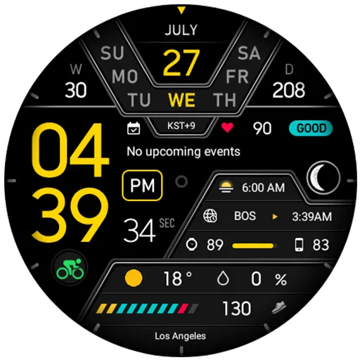 9INE 001e: Hybrid watch face screenshot 13