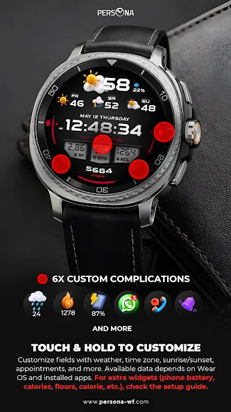 PER60 Extreme Watch Face screenshot 4
