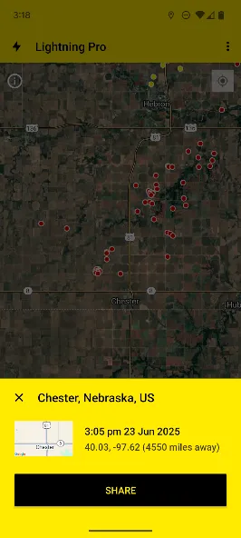 My Lightning Tracker & Alerts screenshot 1