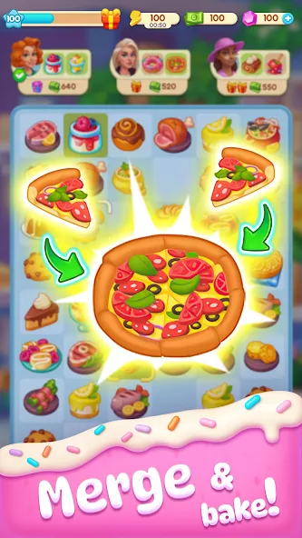 Piece of Cake: Merge Cooking screenshot 1