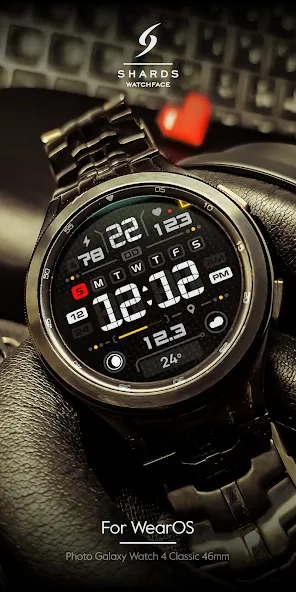 SH024 Watch Face, WearOS watch screenshot 3