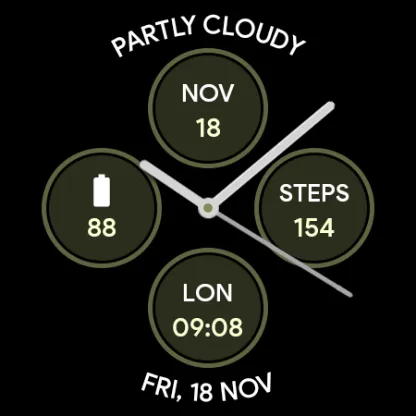 JHW Analog You: Watch face screenshot 13