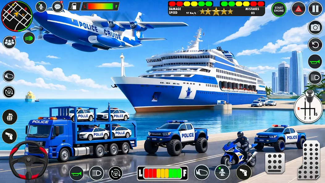 Police Transport Vehicle Sim screenshot 1