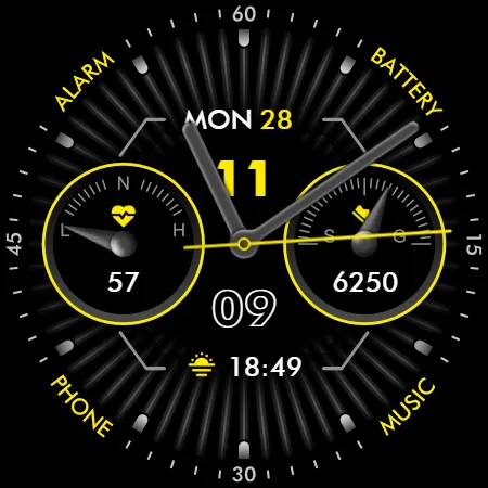 Elegant - Analog I watch face screenshot 15