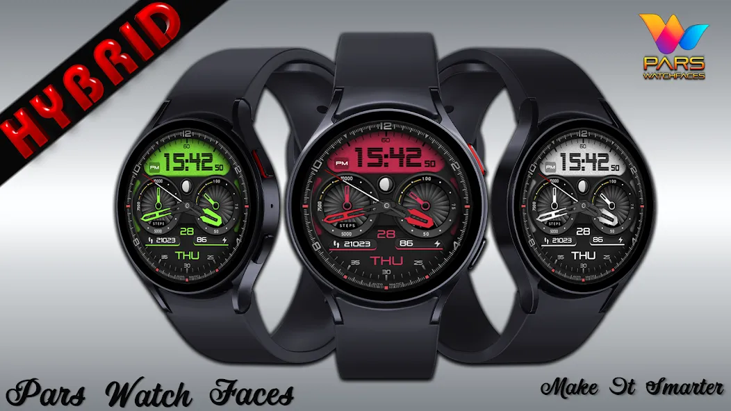 Colorful Hybrid Watch Face screenshot 2