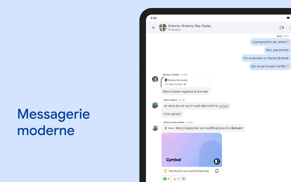 Google Chat screenshot 9