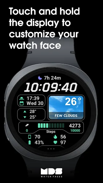 MDS01 Digital Watch Face screenshot 5