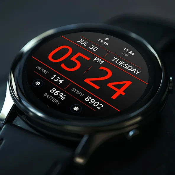 Key WF34 Digital Watch Face screenshot 6