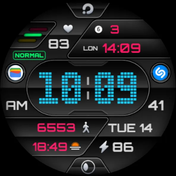 PRADO 19 Digital Watch Face screenshot 11