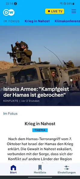 DW - Breaking World News screenshot 1
