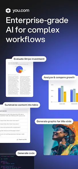 You.com - Enterprise grade AI screenshot 1