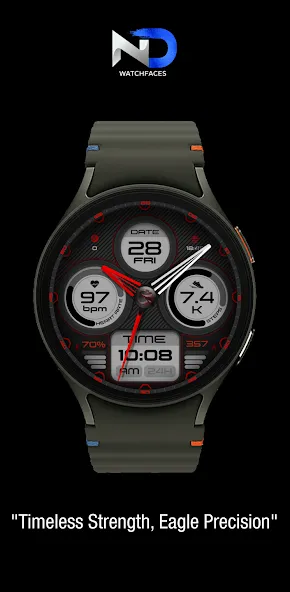 Hybrid Watchface — NDW071 screenshot 3