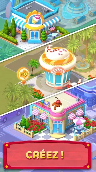 Match Town Makeover・série de 3 screenshot 4
