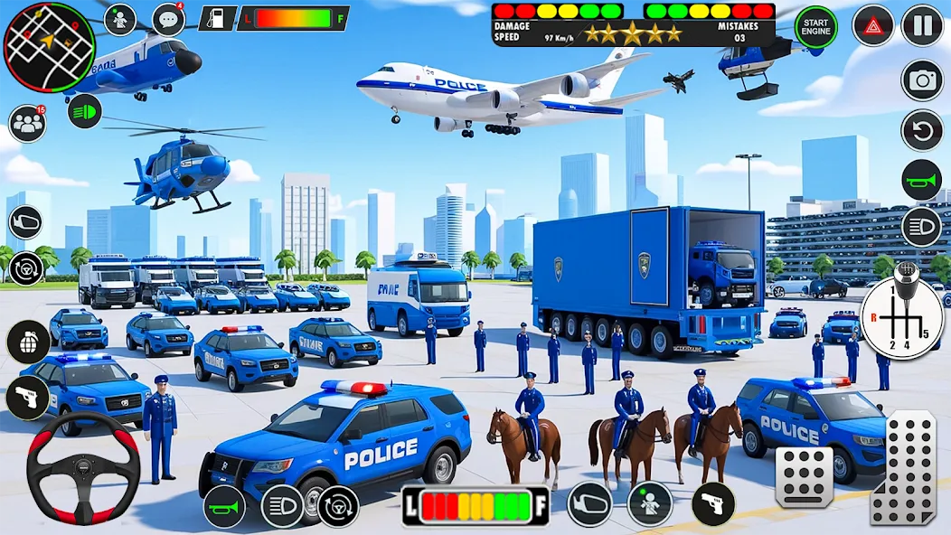 Police Transport Vehicle Sim screenshot 4