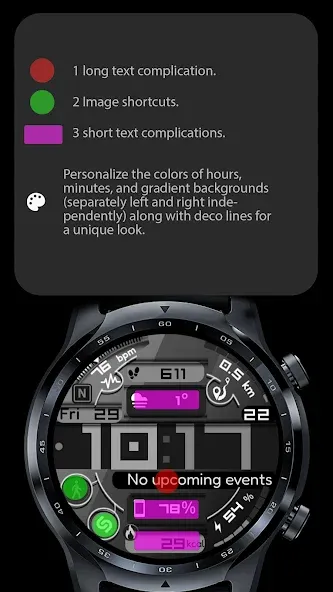 Digital Watch Face CRC079 screenshot 2