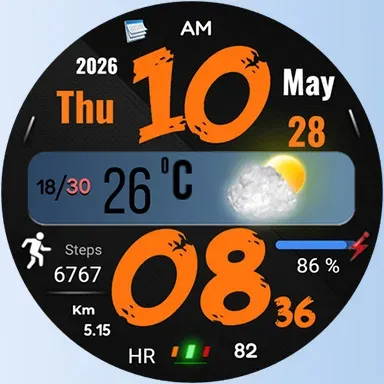 FSW315 Digital Watch Face screenshot 18
