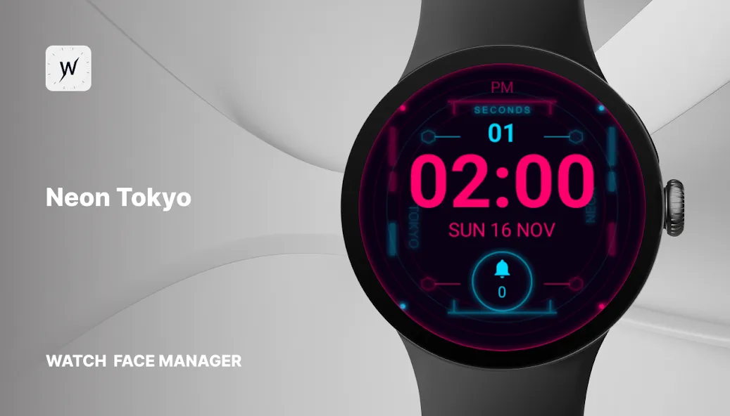Neon Tokyo Watch Face screenshot 1