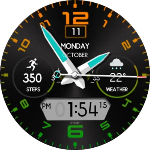 NTV439 - Hybrid watch face screenshot 24
