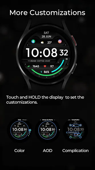 TVV Workout 5 Watch Face screenshot 5