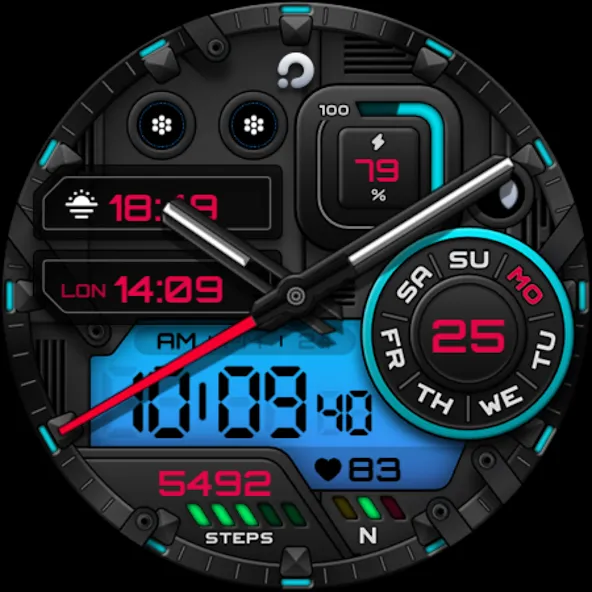 PRADO X101 Hybrid Watch Face screenshot 10