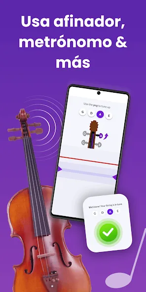 Aprende Violín - tonestro screenshot 8