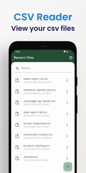 CSV File Viewer - Smart CSV screenshot 1