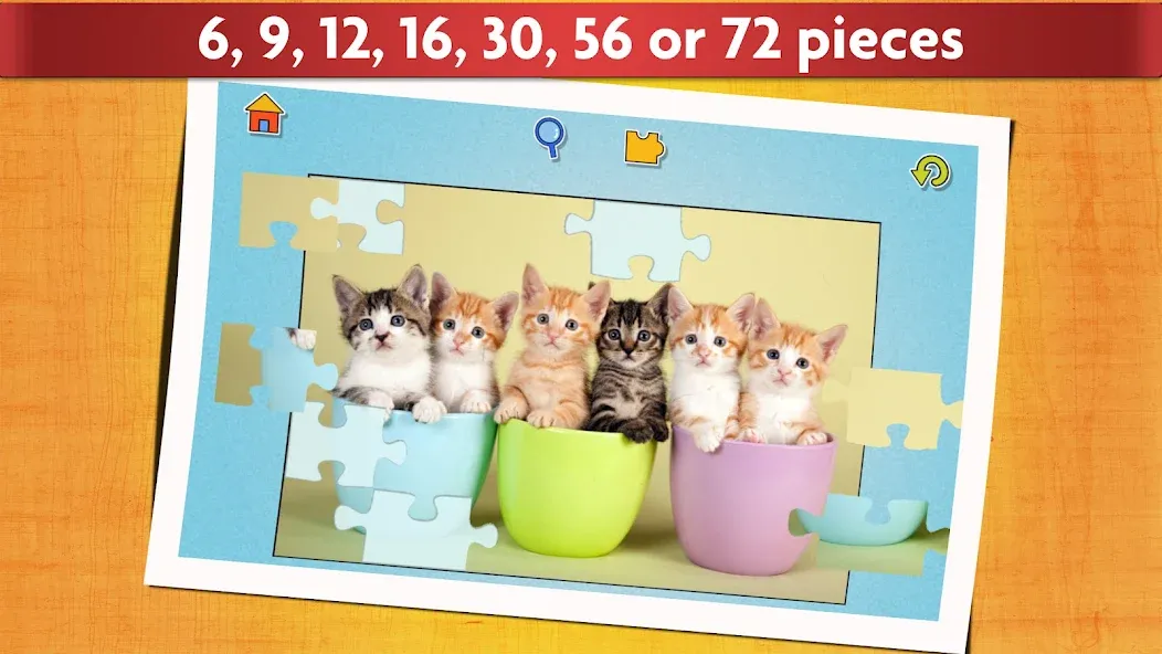 Cats Jigsaw Puzzle Game Kids screenshot 3
