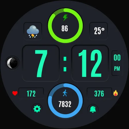 Penia Digital Watch Face screenshot 32