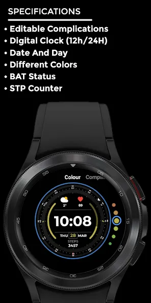 Nighty Digital 27 - watch face screenshot 4