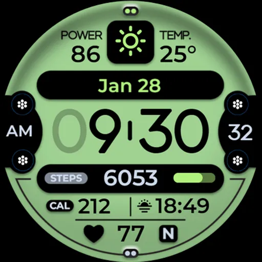 OMG 326 - Digital Watch Face screenshot 27