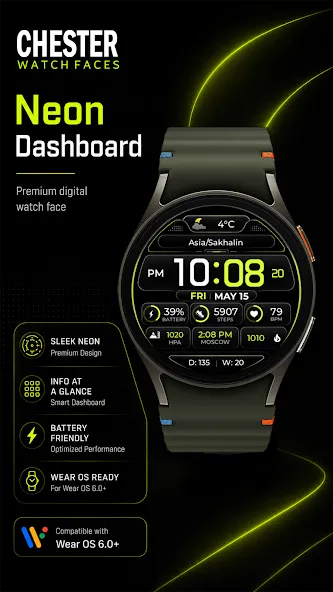 Chester Neon Dashboard screenshot 1