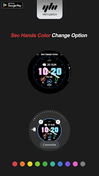 YamWatch Analog 13 screenshot 5