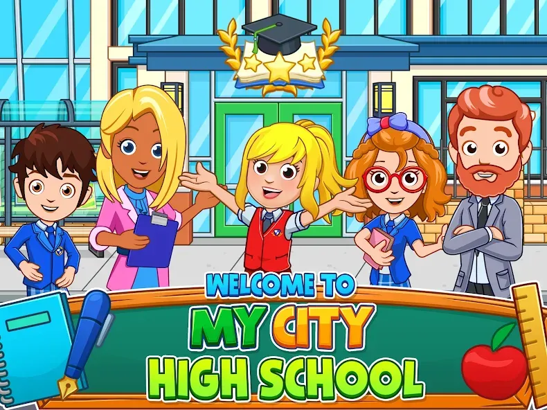 My City : High School screenshot 6