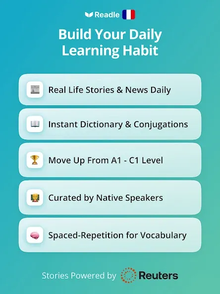 Learn French Daily with Readle screenshot 10