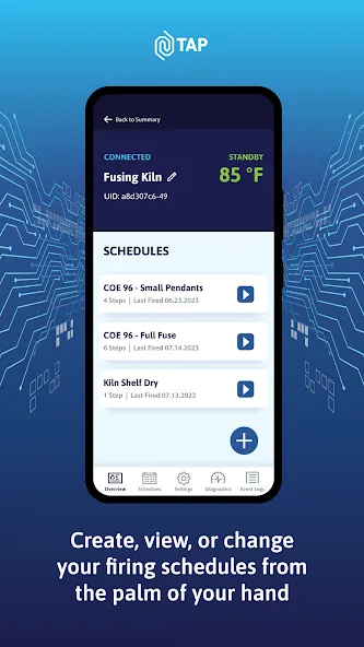 TAP Kiln Control Mobile screenshot 3