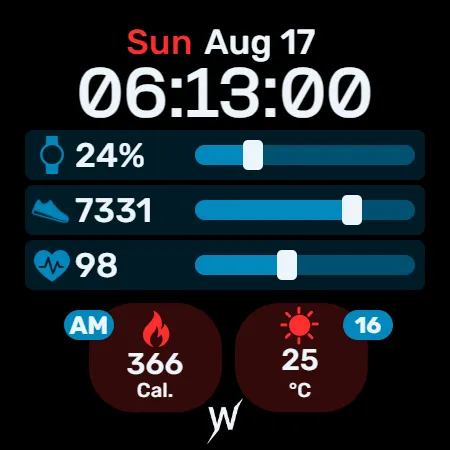 Data Stream Watch Face screenshot 11