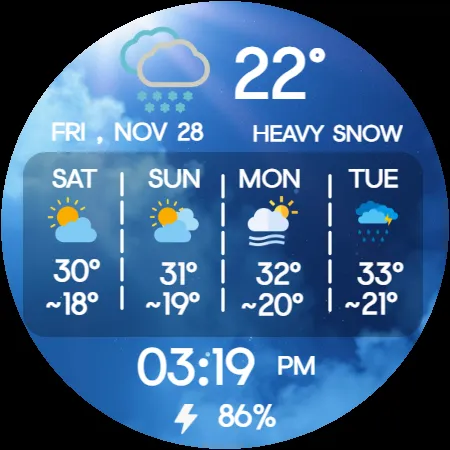 Weather Forecast for Wear OS screenshot 23