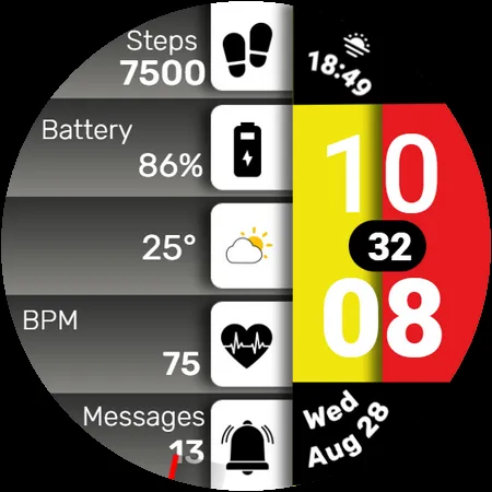 MAHO006 Wear OS Watch Face screenshot 25