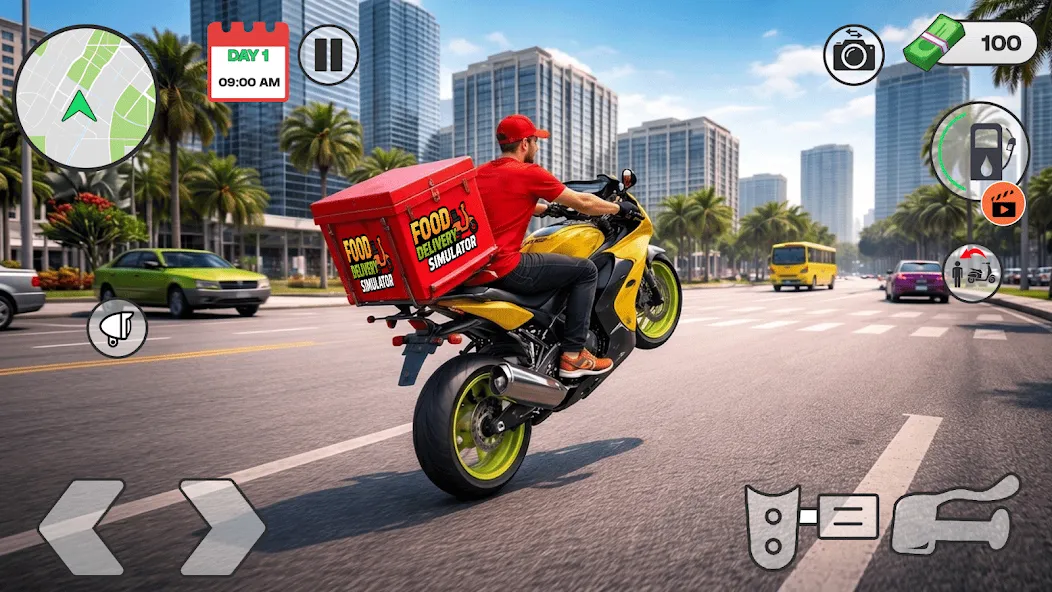 Delivery Boy:Bike Wheelie Game screenshot 7