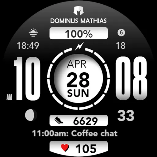 DM105 Futuristic Digital Watch screenshot 12