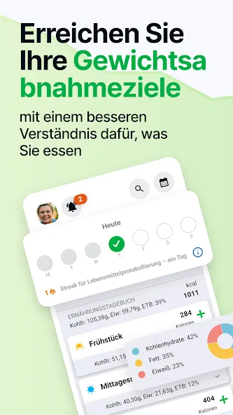 Kalorienzähler von fatsecret screenshot 1