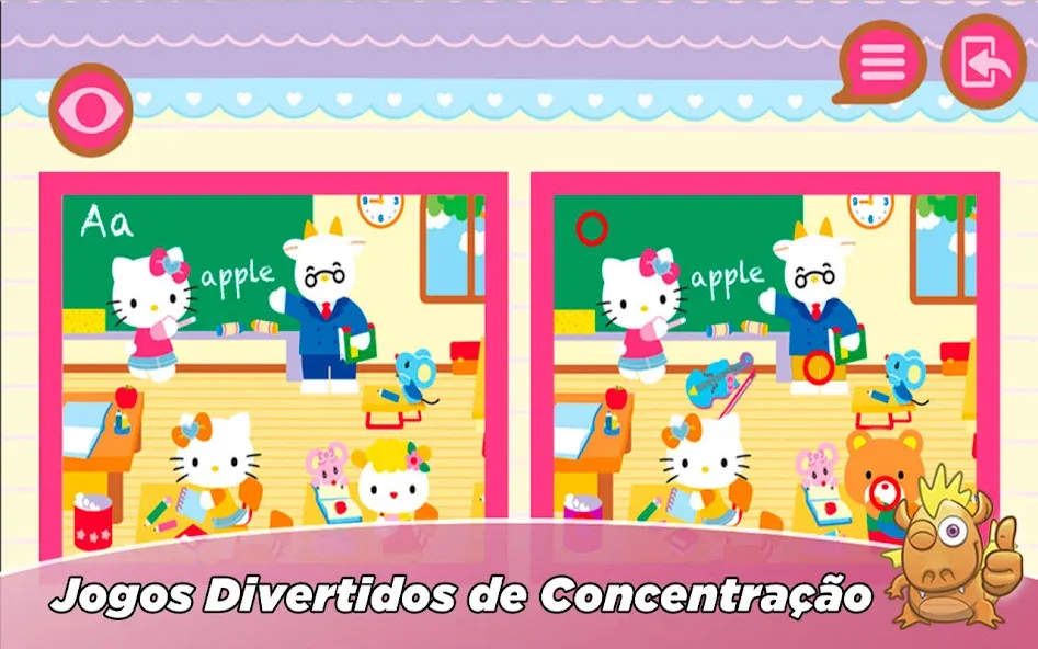 Hello Kitty Jogo Educacional screenshot 5